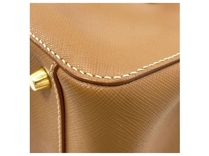 Borsa Prada BN1293 Galleria Marrone - vista 25