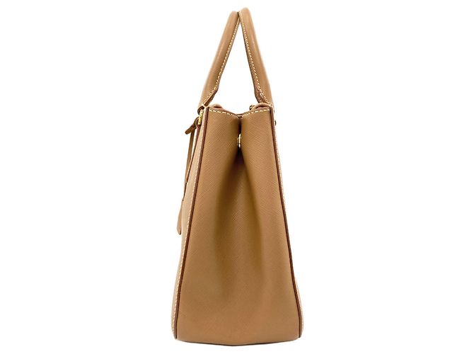 Borsa Prada BN1293 Galleria Marrone - vista 3