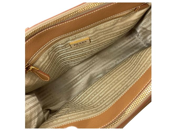 Borsa Prada BN1293 Galleria Marrone - vista 5