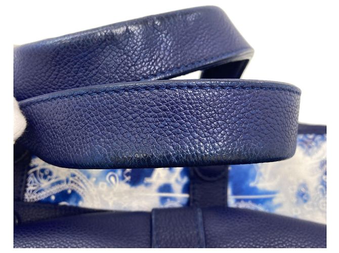 Borsa Trolley Tote Louis Vuitton Monogram Bandana Blu - vista 21