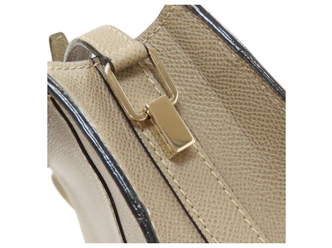 Borsa 2-Way Valextra in pelle grigia Grigio - vista 13