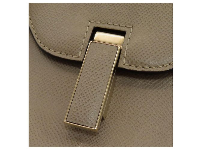 Borsa 2-Way Valextra in pelle grigia Grigio - vista 16