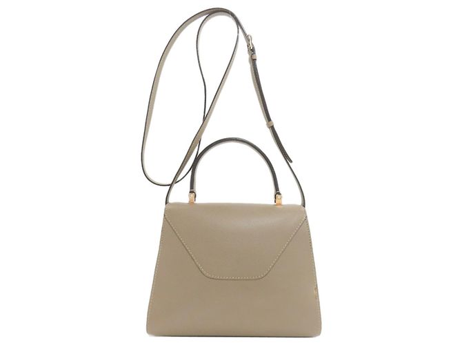 Borsa 2-Way Valextra in pelle grigia Grigio - vista 2