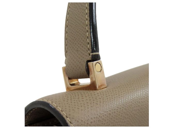 Borsa 2-Way Valextra in pelle grigia Grigio - vista 23