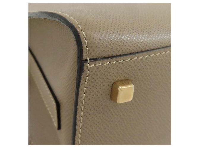 Borsa 2-Way Valextra in pelle grigia Grigio - vista 30