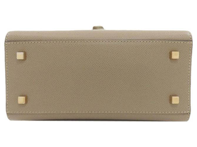 Borsa 2-Way Valextra in pelle grigia Grigio - vista 4