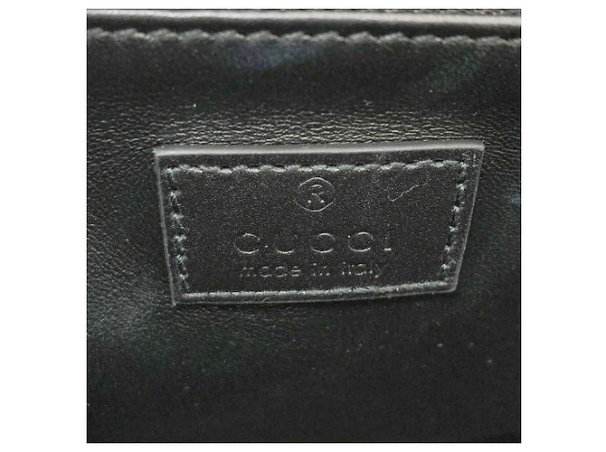 Gucci 520981 Borsa a Spalla con Catena Interlocking G Nero - vista 6