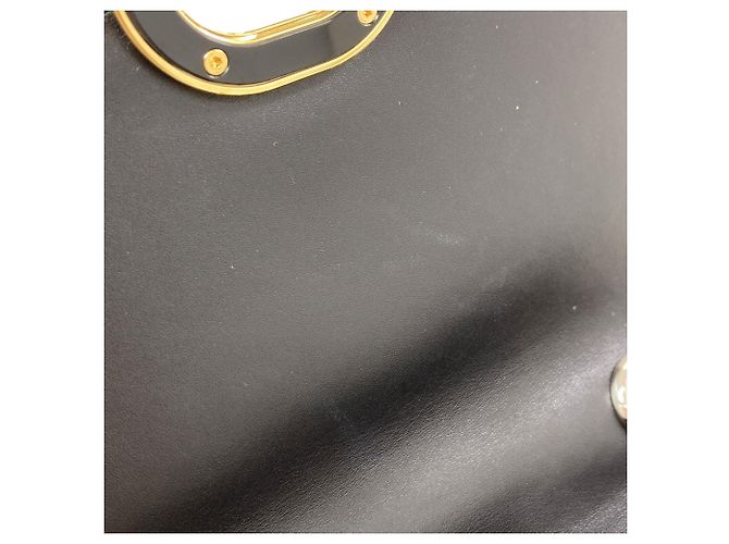 Gucci 520981 Borsa a Spalla con Catena Interlocking G Nero - vista 9