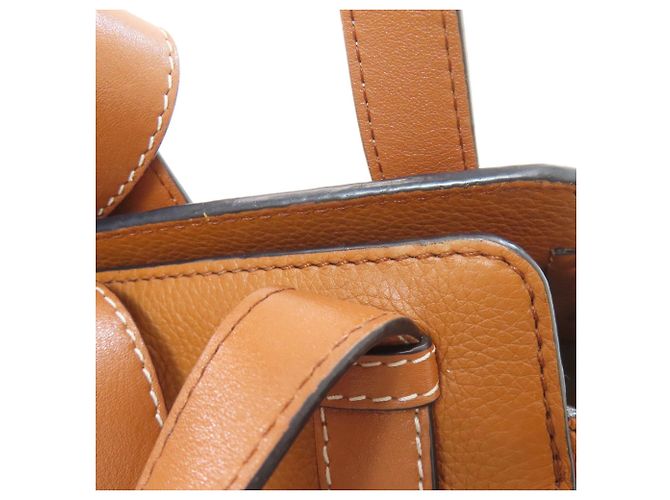 Borsa Hammock 2-Way in pelle marrone Loewe - vista 19