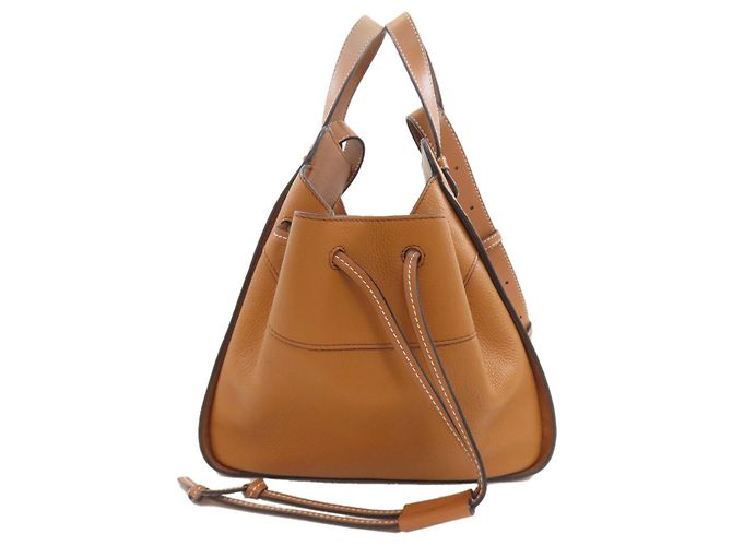 Borsa Hammock 2-Way in pelle marrone Loewe - vista 3