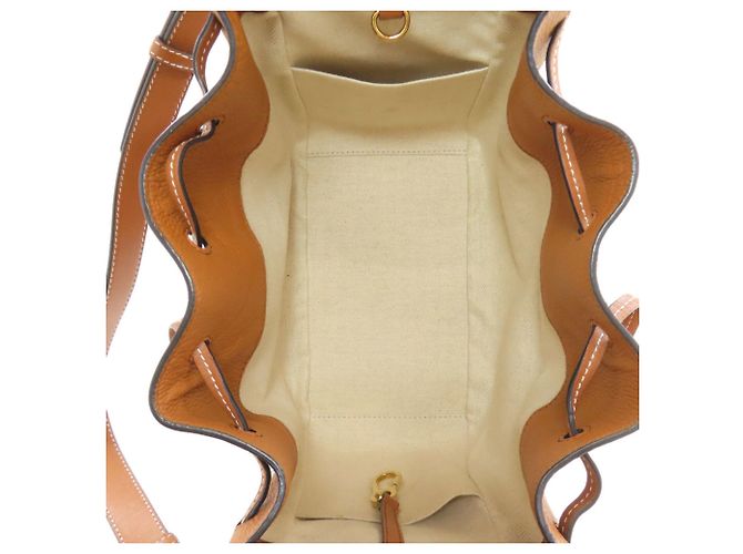 Borsa Hammock 2-Way in pelle marrone Loewe - vista 5