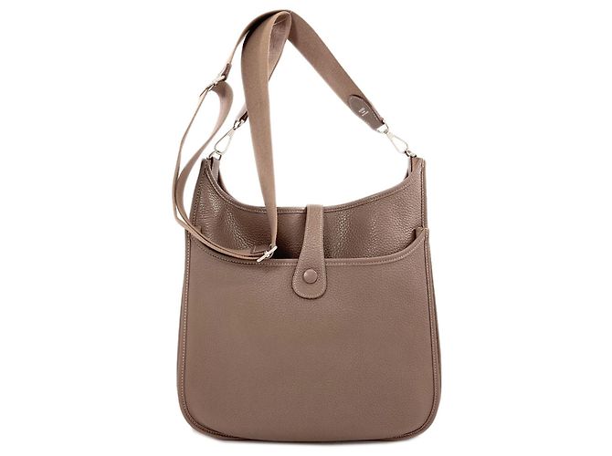 Hermès Hermes Evelyne 3 GM Schultertasche Taupe - Ansicht 2