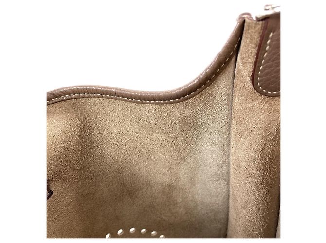 Hermès Hermes Evelyne 3 GM Schultertasche Taupe - Ansicht 9