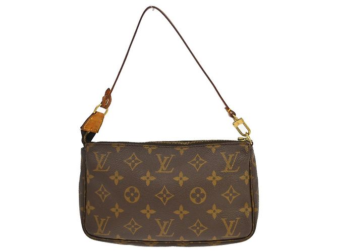 Louis Vuitton Pochette Accessoires NM Monogram Canvas medium Marrom - vista 2