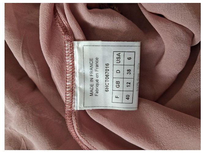 John Galliano Vestido midi de seda estampado Castaño Negro Rosa Beige - vista 5