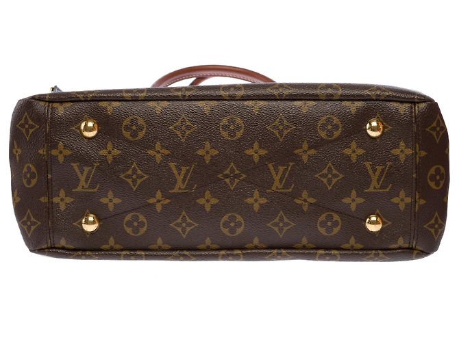 Borsa LOUIS VUITTON Pallas in Toile Marrone - 103631 - vista 10