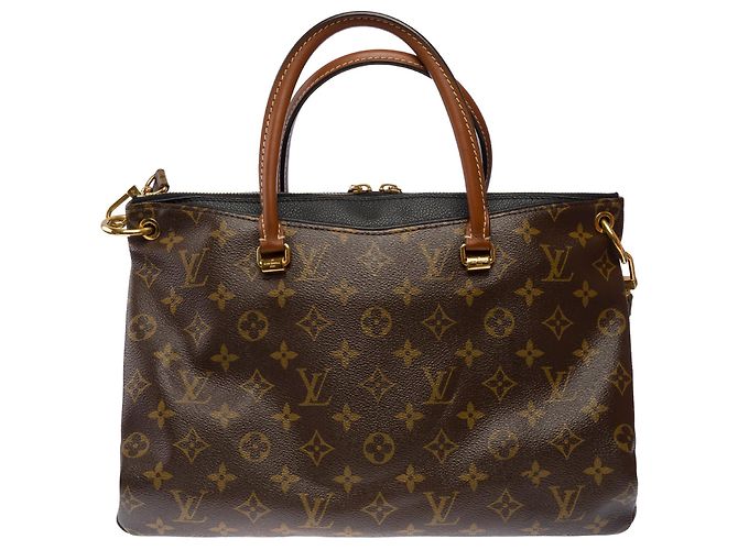 Borsa LOUIS VUITTON Pallas in Toile Marrone - 103631 - vista 4