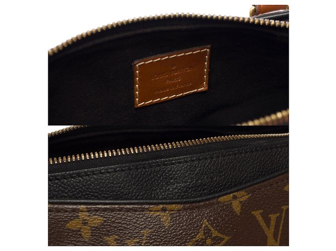 Borsa LOUIS VUITTON Pallas in Toile Marrone - 103631 - vista 7