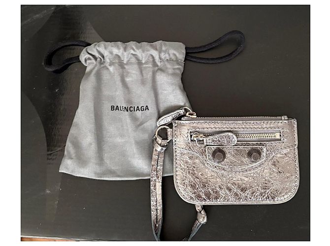 Cartera Balenciaga Le Cagole Plata - vista 3