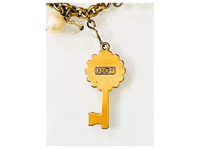 Bracciale Dolce & Gabbana Cammeo Stile Vittoriano Dorato D'oro - vista 6