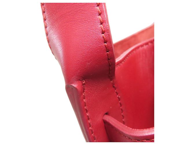 Céline Borsa a tracolla a secchiello Celine Big Bag Rosso - vista 10