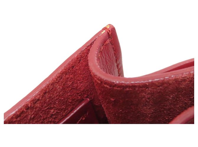 Céline Borsa a tracolla a secchiello Celine Big Bag Rosso - vista 11
