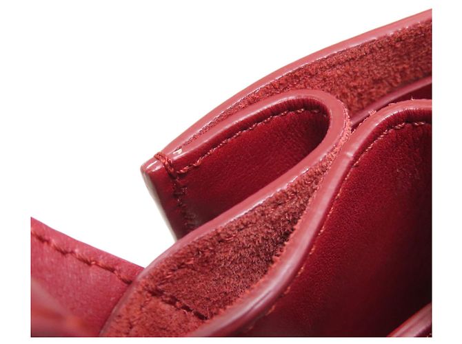 Céline Borsa a tracolla a secchiello Celine Big Bag Rosso - vista 12