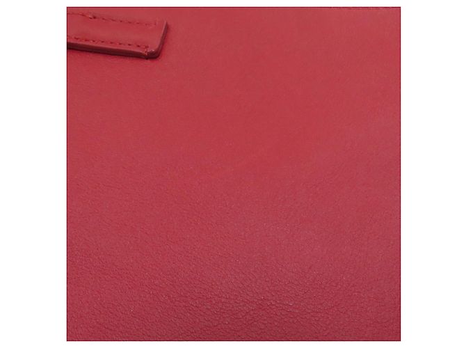 Céline Borsa a tracolla a secchiello Celine Big Bag Rosso - vista 13