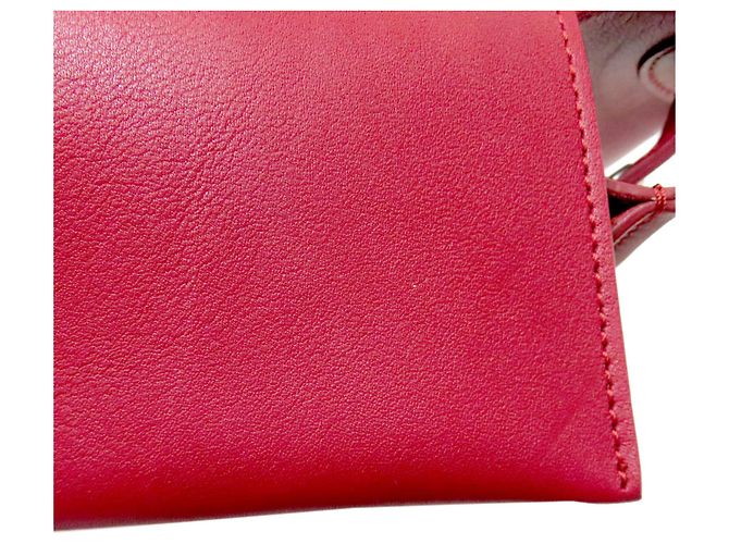 Céline Borsa a tracolla a secchiello Celine Big Bag Rosso - vista 17