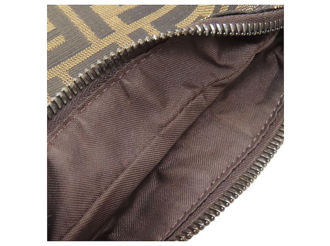 Fendi Zucca Muster Canvas Ein-Schulter-Tasche Braun - Ansicht 10