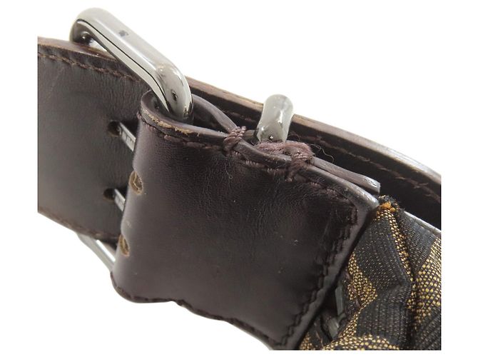 Fendi Zucca Muster Canvas Ein-Schulter-Tasche Braun - Ansicht 13