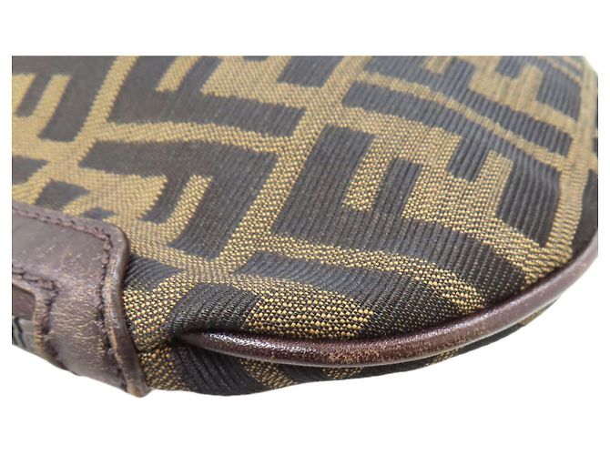 Fendi Zucca Muster Canvas Ein-Schulter-Tasche Braun - Ansicht 23