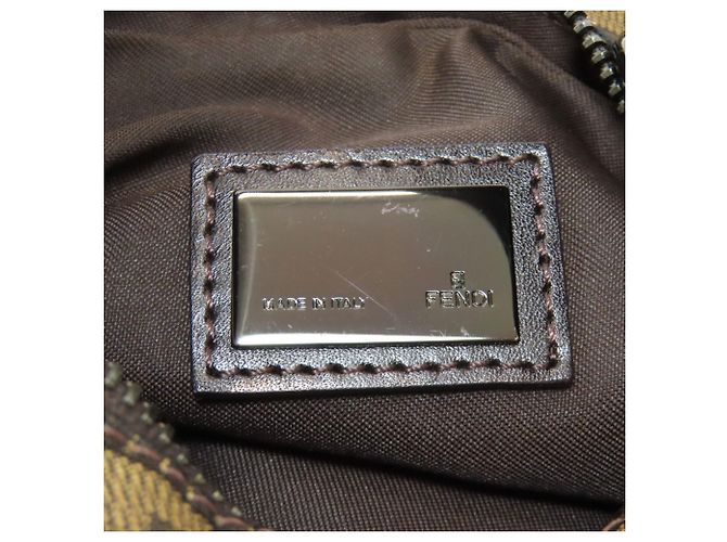 Fendi Zucca Muster Canvas Ein-Schulter-Tasche Braun - Ansicht 6