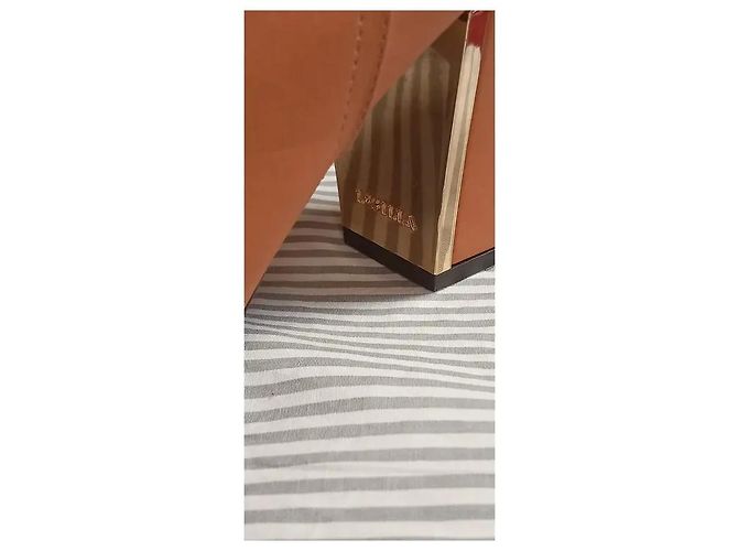 Le Silla Braune Lederstiefeletten mit Nieten - Ansicht 4