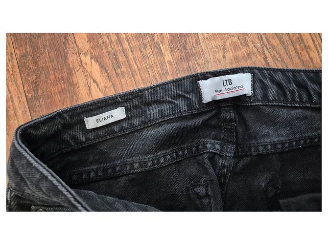 vaqueros LTB Eliana talla 27 FR 36/38 skinny denim negro - vista 4