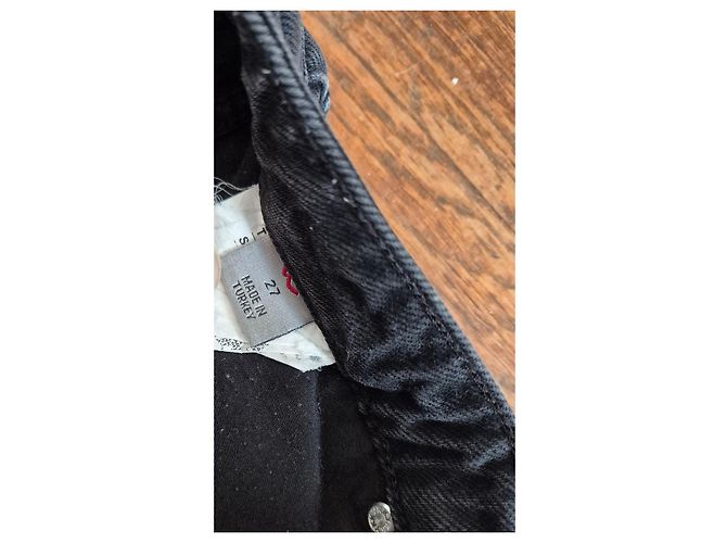 vaqueros LTB Eliana talla 27 FR 36/38 skinny denim negro - vista 5
