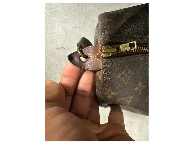 Bolso Speedy 30 Monogram Louis Vuitton Castaño - vista 12