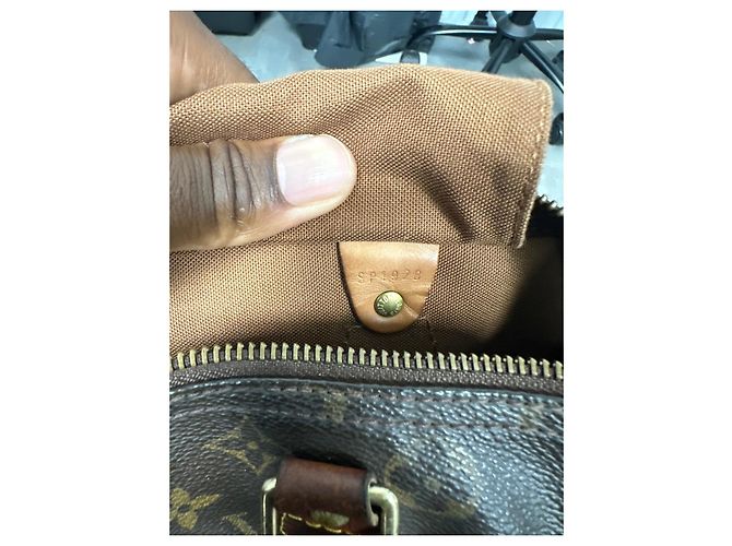 Bolso Speedy 30 Monogram Louis Vuitton Castaño - vista 14