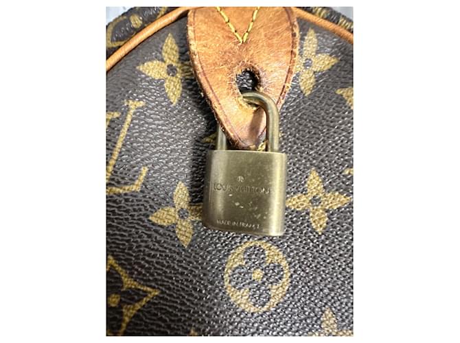 Louis Vuitton Borsa Speedy 40 Monogram Marrone - vista 12
