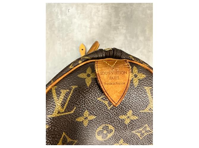 Louis Vuitton Borsa Speedy 40 Monogram Marrone - vista 9