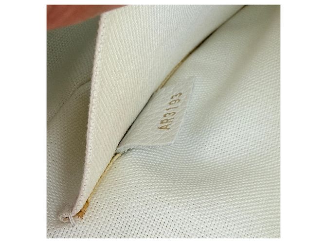 Borsa a tracolla in pelle Louis Vuitton Croisière 2014 Bianco - vista 14