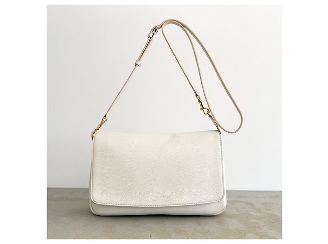Borsa a tracolla in pelle Louis Vuitton Croisière 2014 Bianco - vista 4