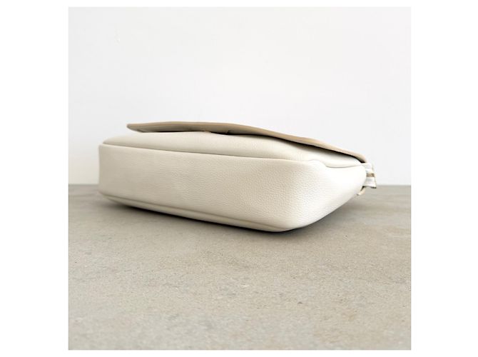 Borsa a tracolla in pelle Louis Vuitton Croisière 2014 Bianco - vista 9