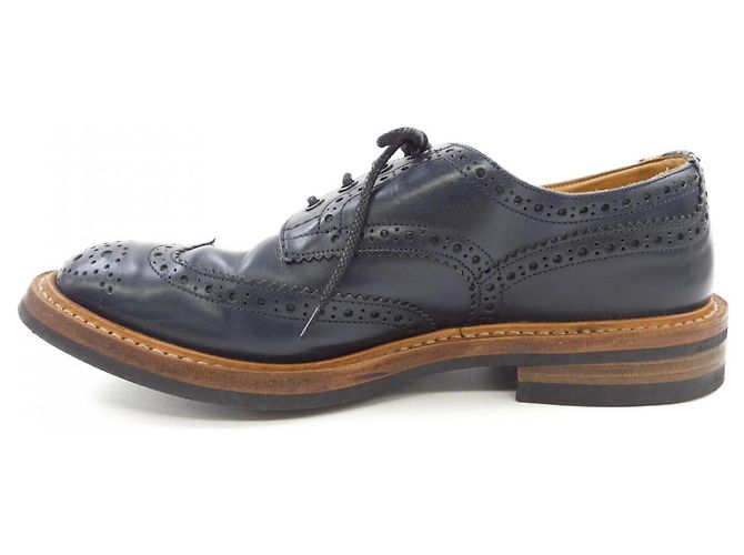 Autre Marque Scarpe Oxford in pelle Tricker's Blu Blu navy - vista 2