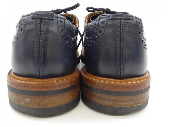 Autre Marque Scarpe Oxford in pelle Tricker's Blu Blu navy - vista 5