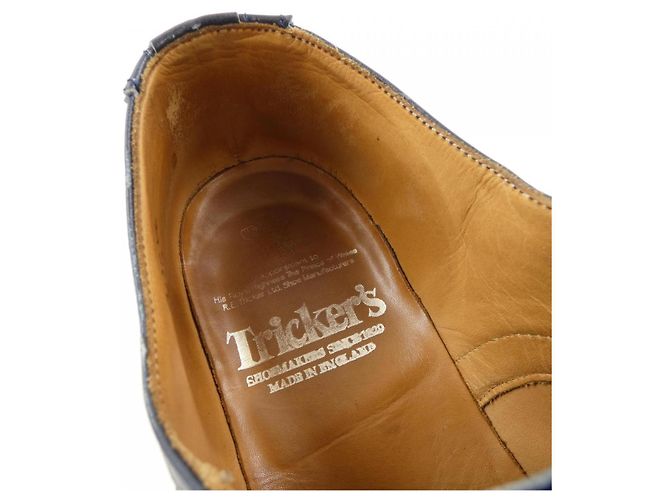 Autre Marque Scarpe Oxford in pelle Tricker's Blu Blu navy - vista 6