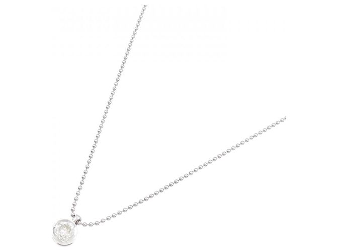 Autre Marque Collana di Diamanti PT900 PT850 Argento - vista 2