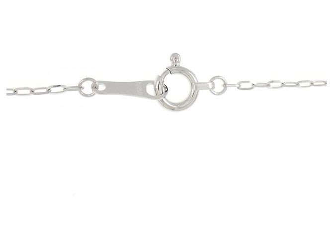 Autre Marque Collana in oro bianco Au750 e oro rosa Au750 con diamanti Argento - vista 5