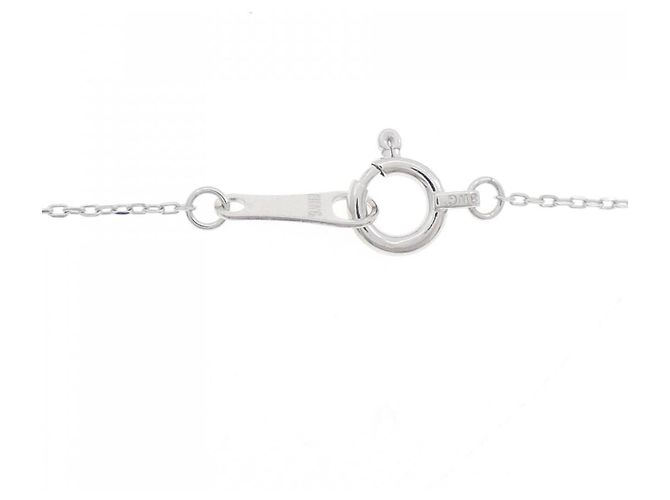 Autre Marque Collana con diamanti Au750 Argento - vista 5