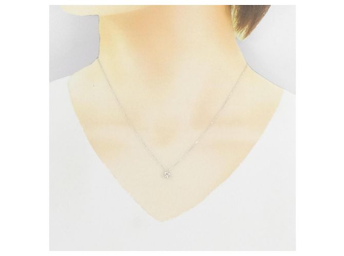 Autre Marque Collana con diamanti Au750 Argento - vista 6